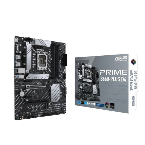 Matična ploča ASUS Prime B660-PLUS D4, Intel B660, DDR4, ATX, s. 1700 - 12.Gen procesora