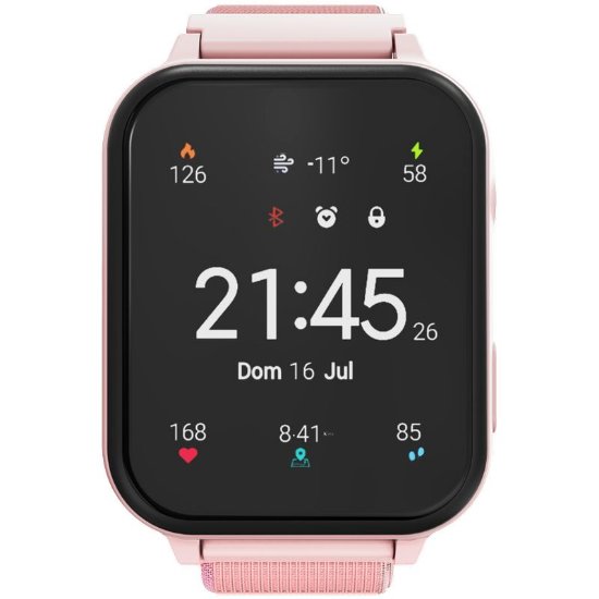 Dječji pametni sat CANYON Alfie KW-37, primanje i slanje poziva, slanje SMS-a, kamera, igre, rozi