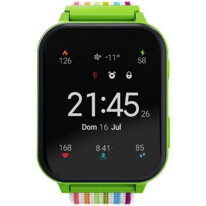 Dječji pametni sat CANYON Alfie KW-37, primanje i slanje poziva, slanje SMS-a, kamera, igre, zeleni