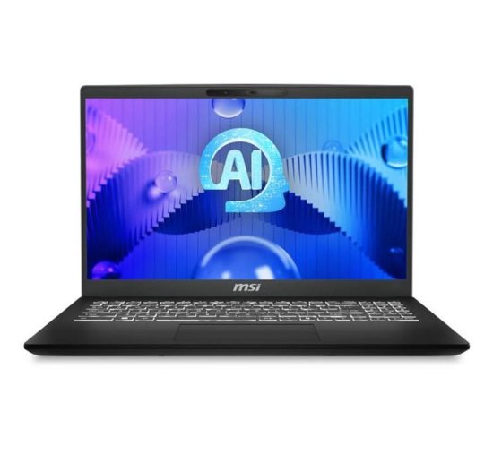 Laptop MSI Modern 15 H AI C1MG / Core Ultra 7 155H, 32GB, 1TB SSD, Intel Arc Graphics, 15.6" FHD IPS, Windows 11 Pro, crni