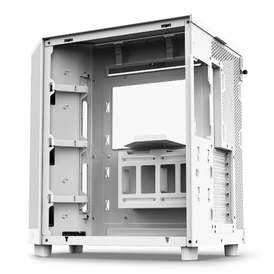 Kućište NZXT H6 Flow, ATX, prozor, bijelo, bez napajanja