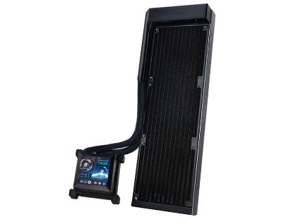 Vodeno hlađenje LIAN LI HydroShift LCD 360 Fanless, CPU hlađenje, za Intel i AMD, crno