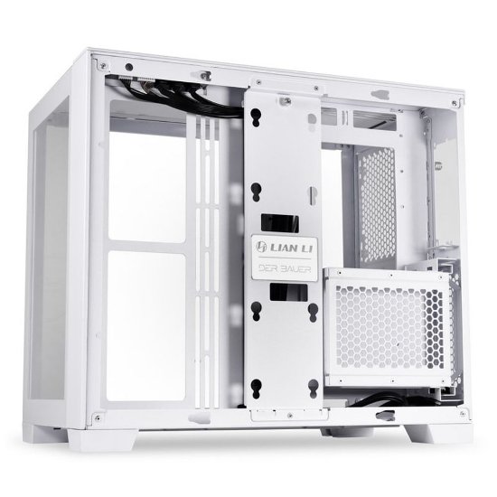 Kućište LIAN LI O11 Dynamic Mini Snow Edition, ATX, prozor, kaljeno staklo, bijelo, bez napajanja