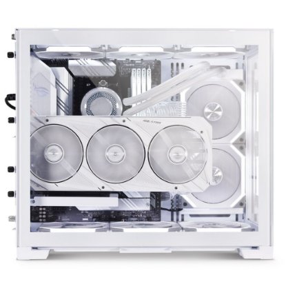Kućište LIAN LI O11 Dynamic Mini Snow Edition, ATX, prozor, kaljeno staklo, bijelo, bez napajanja