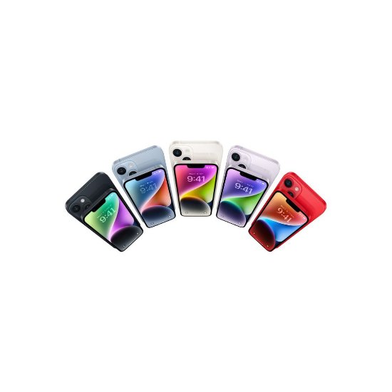 Mobitel APPLE iPhone 14, 6,1", 6 GB, 256 GB, iOS, ljubičasti + maskica