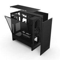 Kućište NZXT H5 Flow 2024, MIDI, ATX, window, crno, bez napajanja
