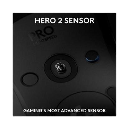 Miš LOGITECH Pro 2 Lightspeed, optički, bežični, 44000dpi, crni