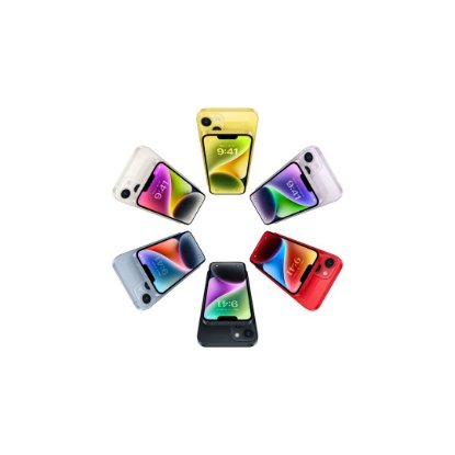 Mobitel APPLE iPhone 14, 6,1", 6 GB, 256 GB, iOS, ljubičasti + maskica