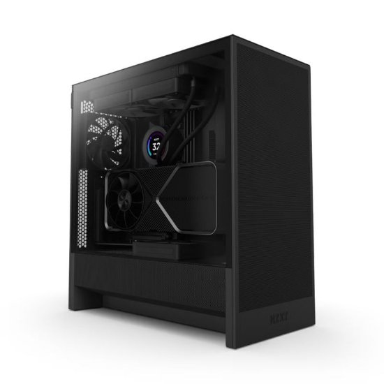 Kućište NZXT H5 Flow 2024, MIDI, ATX, window, crno, bez napajanja