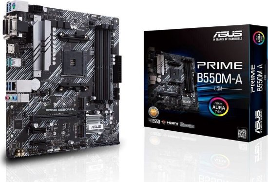 Matična ploča ASUS PRIME B550M-A/CSM, AMD B550, mATX, s. AM4