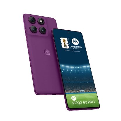 Mobitel MOTOROLA Edge 60 Pro, 6,7", 12GB, 512GB, Android 15, ljubičasti + Motorola TurboPower 125W Charger