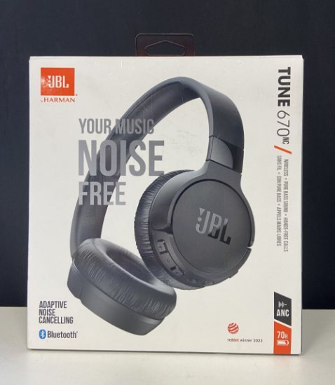 RABLJENI - Slušalice JBL Tune 670NC, bežične, Bluetooth, crne