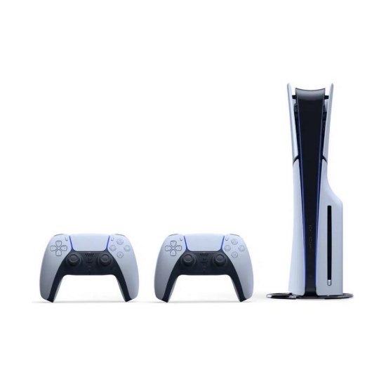 Igraća konzola SONY PlayStation 5 Slim D Chassis, 1TB SSD, Blu-ray, DualSense kontroler, bijela + DualSense kontroler