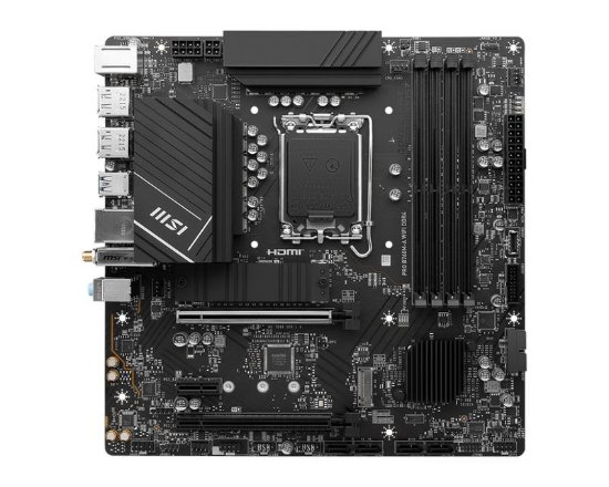 Matična ploča MSI PRO B760M-A WIFI DDR4, INTEL B760, DDR4, mATX, s. 1700