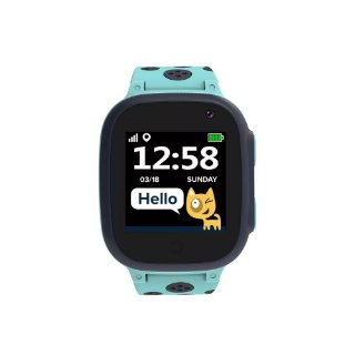 Dječji pametni sat CANYON Sandy KW-34, praćenje lokacije, primanje i slanje poziva, slanje SMS-a, kamera, plavi