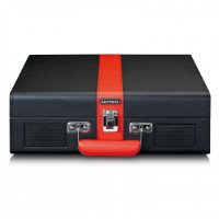 Gramofon LENCO TT-110, sa zvučnicima, BT, retro, crni