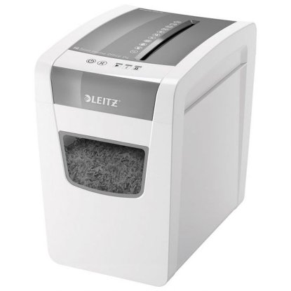Uništavač dokumentacije LEITZ IQ Slim 80010000, 10 listova, bijelo/sivi