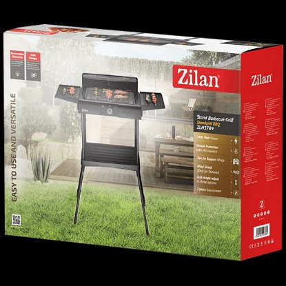 Roštilj električni ZILAN ZLN3789, samostojeći, 2400W