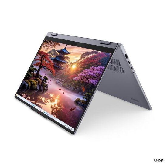 Laptop LENOVO IdeaPad 5 2in1 83KU0005SC / Ryzen AI 7 350, 16GB, 1TB SSD, AMD Radeon Graphics, 16" WUXGA IPS Touch, bez OS, sivi