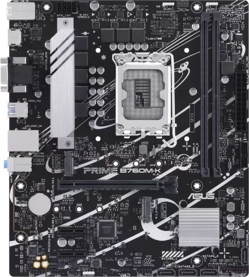 Matična ploča ASUS Prime B760M-K, Intel B760, DDR5, mATX, s. 1700 - 12/13/14 Gen procesora
