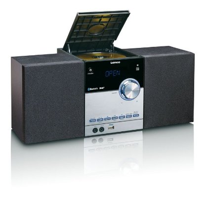 Mini linija LENCO MC-150, BT, CD/MP3, srebrno/crna