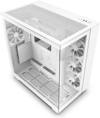Kućište NZXT H9 Flow, MIDI, ATX, USB 3.2, USB-C, bijelo, bez napajanja