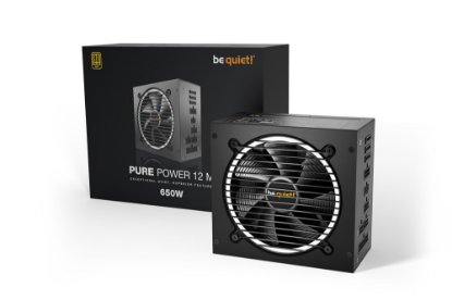 Napajanje 650W, BE QUIET Pure Power 12 M, 120mm vent., 80+ Gold, modularno