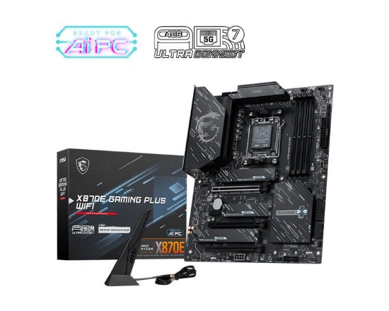 Matična ploča MSI X870E Gaming Plus WIFI, AMD X870E, DDR5, ATX, s. AM5