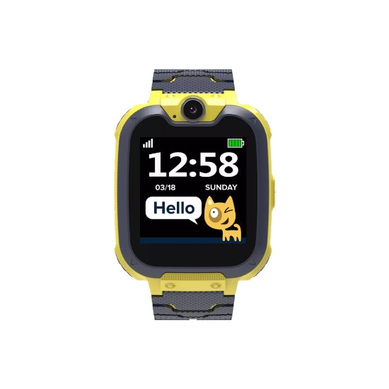 Dječji pametni sat CANYON Tommy KW-31, primanje i slanje poziva, slanje SMS-a, kamera, igre, žuti
