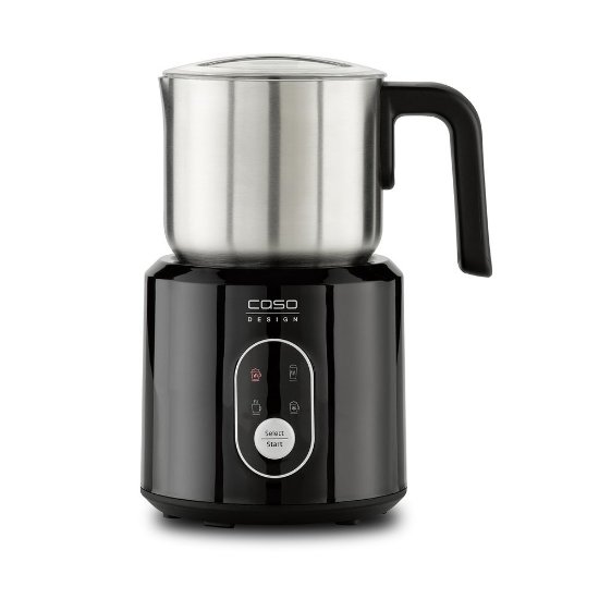 Pjenilica za mlijeko CASO DESIGN Crema & Choco Black, 500W, 350 ml, crna