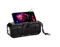 Zvučnik DENVER BTG-158, 80 W, BT, FM, MP3, USB, SD mikro, sa solarnim panelom, crni