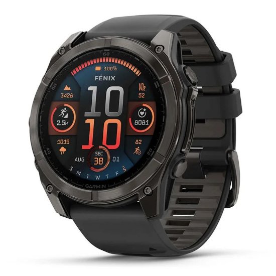 Pametni sat GARMIN Fenix 8, 51mm, AMOLED, multisport, sivi