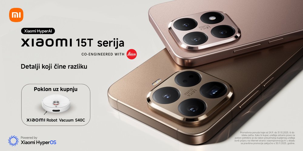 Prikažite detalje za Kupi novi Xiaomi 15T i na poklon dobivaš robotski usisavač! 