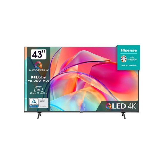 LED TV 43" HISENSE 43E7KQ Smart TV, 4K UHD, DVB-T2/C/S2, HDMI, Wi-Fi, Bluetooth, USB, LAN - energetski razred G