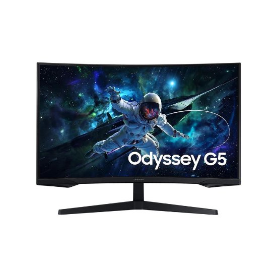Gaming monitor 32" SAMSUNG Odyssey G5 LS32CG552EUXEN, QHD, VA, 165Hz, 1ms, 300cd/m2, FreeSync, zakrivljeni, crni