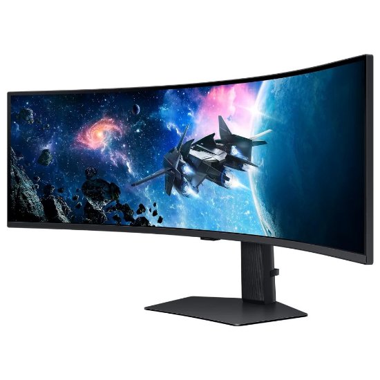 Gaming monitor 49" SAMSUNG LS49CG950EUXEN, 5120x1440, VA, 240Hz, 1ms, 450cd/m2, FreeSync, zakrivljeni, crni