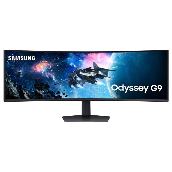 Gaming monitor 49" SAMSUNG LS49CG950EUXEN, 5120x1440, VA, 240Hz, 1ms, 450cd/m2, FreeSync, zakrivljeni, crni
