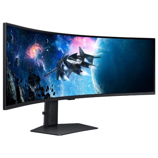 Gaming monitor 49" SAMSUNG LS49CG950EUXEN, 5120x1440, VA, 240Hz, 1ms, 450cd/m2, FreeSync, zakrivljeni, crni