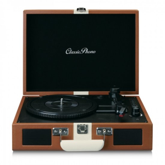 Gramofon retro LENCO TT-120, sa zvučnicima, Bluetooth, punjiva baterija