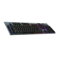 Tipkovnica LOGITECH Gaming G915 X Lightspeed Tactile, RGB, mehanička, bežična, US Layout, crna