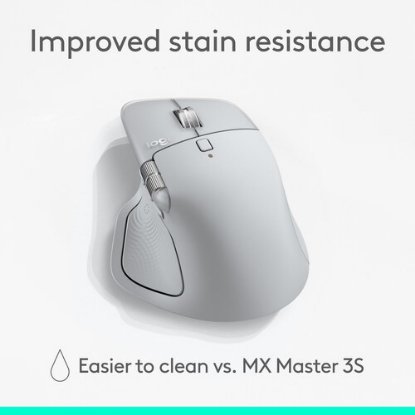 Miš LOGITECH MX Master 4, optički, bežični, BT, bijeli
