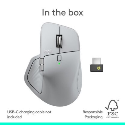 Miš LOGITECH MX Master 4, za Mac, optički, bežični, BT, bijeli Miš LOGITECH MX Master 4, za Mac, optički, bežični, BT, bijeli