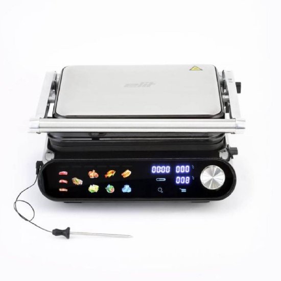 Roštilj ELIT GrillZilla, preklopni, električni, 2200 W, inox