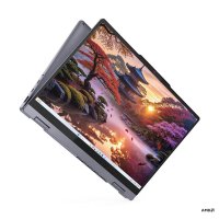 Laptop LENOVO IdeaPad 5 2in1 83KT0015SC / Ryzen AI 7 350, 24GB, 1TB SSD, AMD Radeon Graphics, 14" WUXGA OLED Touch, Windows 11, sivi