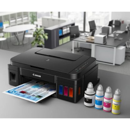 Multifunkcijski printer CANON Pixma G3410, printer/scanner/copy, 1200dpi, Wi-Fi, USB, CloudLink, crni