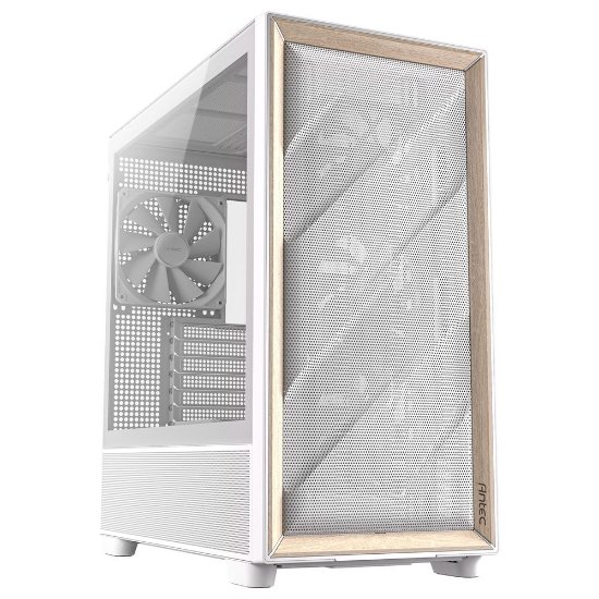 Kućište ANTEC Flux White, MIDI, E-ATX, bijelo, bez napajanja