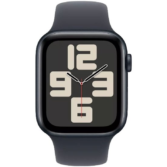 Pametni sat Apple Watch SE 2024 GPS, 44mm Midnight Aluminium Case, crni