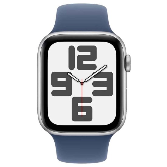 Pametni sat Apple Watch SE 2024 GPS, 40mm, Silver Aluminium Case, plavi