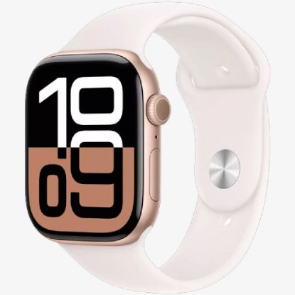 Pametni sat Apple Watch Series 10 GPS, 42mm Rose Gold Aluminium Case, bijeli