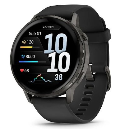 Pametni sat GARMIN Venu 4, 45mm, GPS, multisport, crni